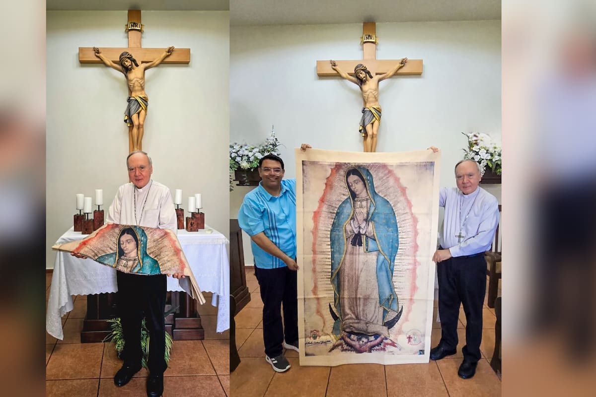 ¡La Sagrada Tilma de Santa María de Guadalupe llega a Hermosillo!