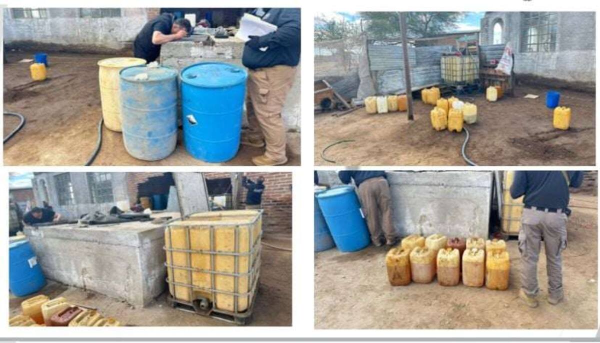 Combustible decomisado