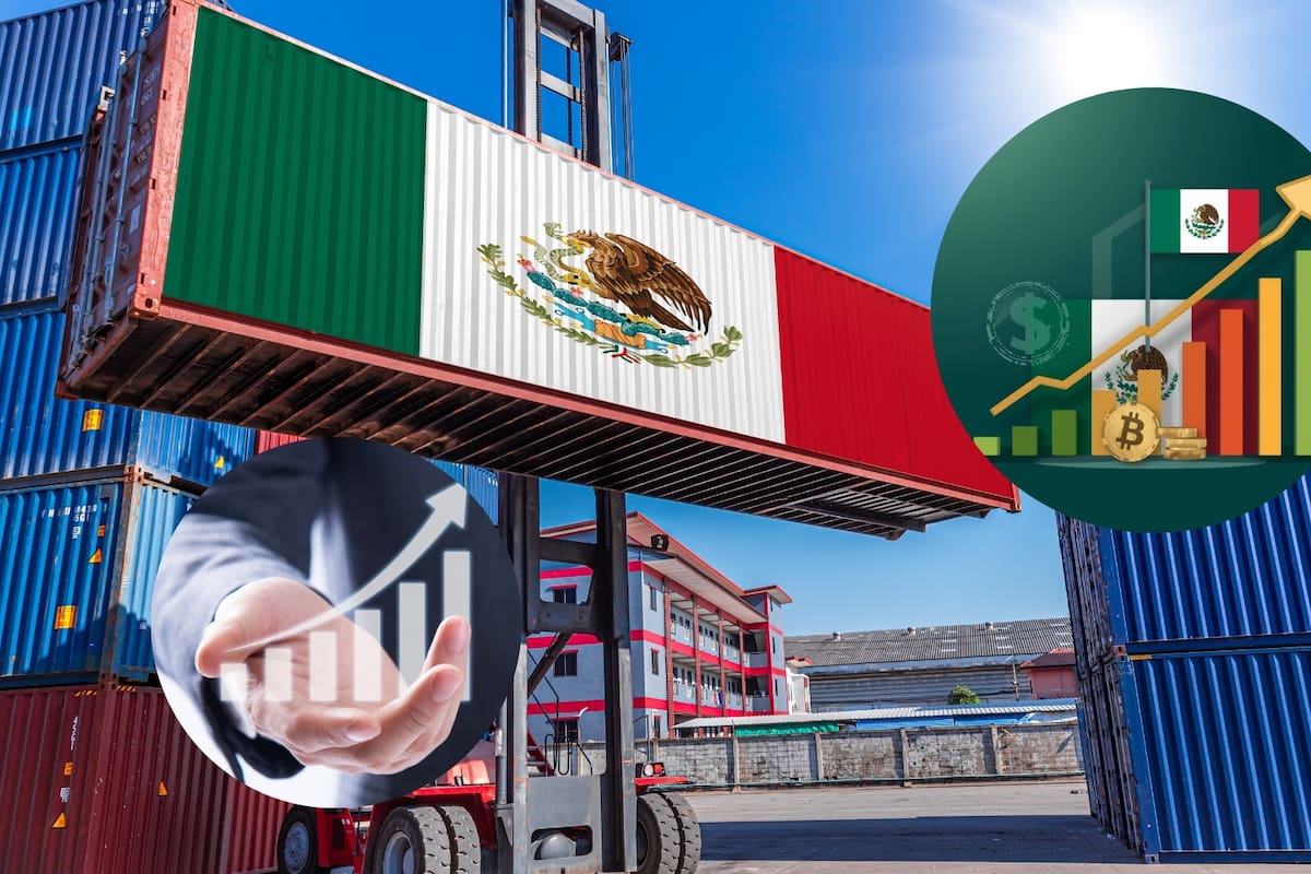 México registra récord histórico en exportaciones con crecimiento de 14.2% en octubre, superávit comercial de 606.1 millones de dólares