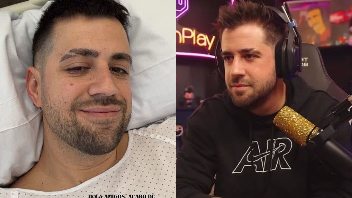 AuronPlay es operado de emergencia; el streamer español manda un mensaje a sus seguidores tras una cirugía por piedras en la vesícula