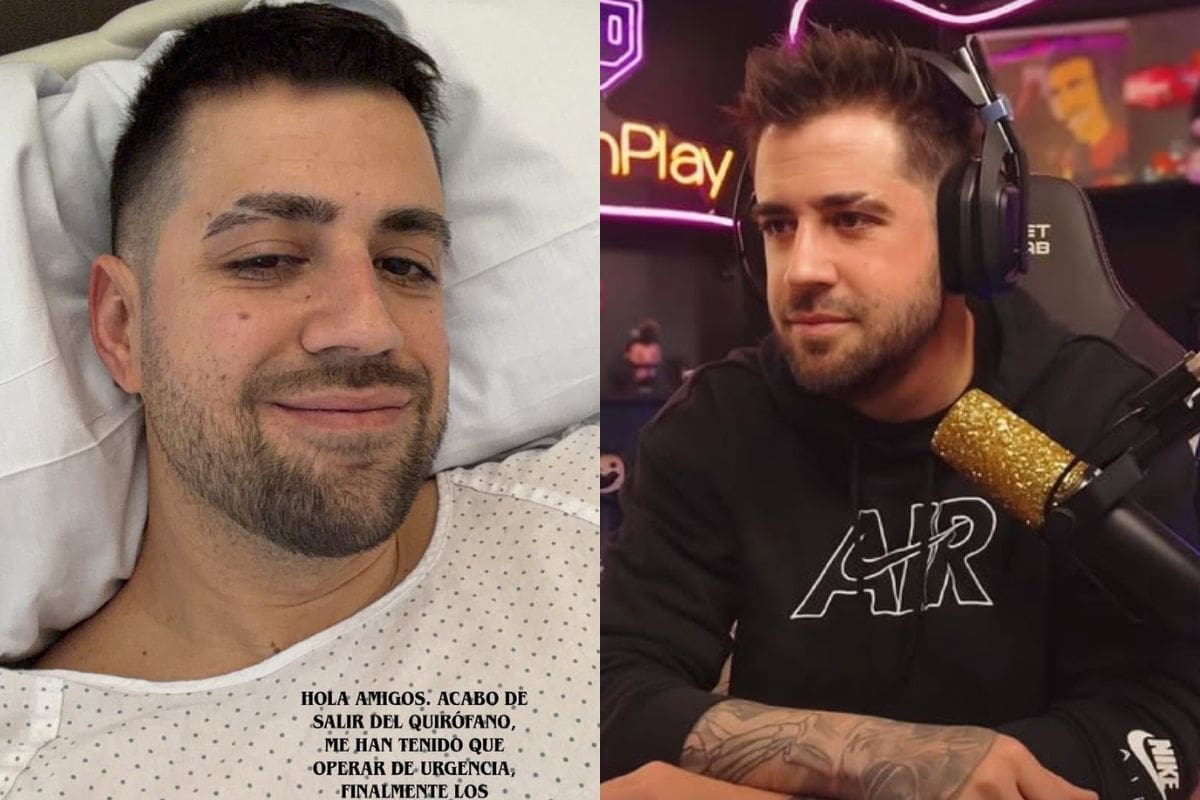 AuronPlay es operado de emergencia; el streamer español manda un mensaje a sus seguidores tras una cirugía por piedras en la vesícula