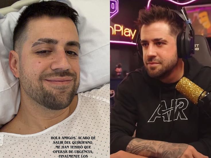 AuronPlay es operado de emergencia; el streamer español manda un mensaje a sus seguidores tras una cirugía por piedras en la vesícula