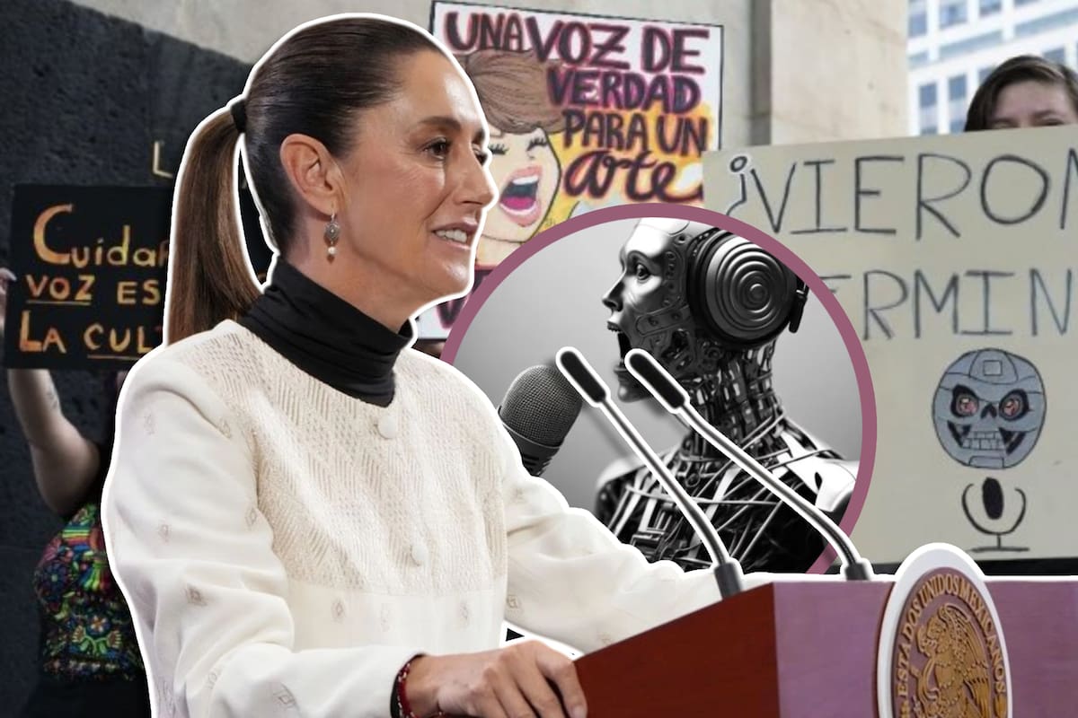 Claudia Sheinbaum respalda a actores de doblaje tras protestas por el uso de la IA; “se trata de una profesión muy valiosa”