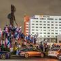 Así se vivió el festejo de la afición de Cruz Azul en la glorieta Cuauhtémoc por el título de la Liga MX