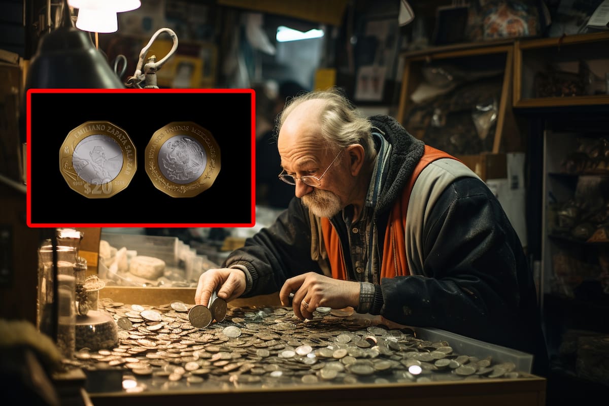 ¿La tienes? Moneda mexicana de 20 pesos con Emiliano Zapata se vende en 1.7 millones de pesos en Internet