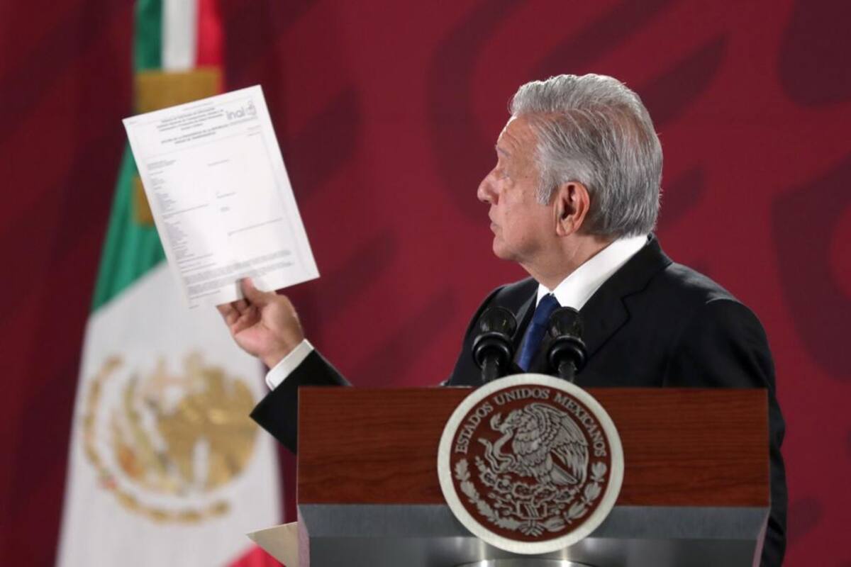 Solicitan al INAI constancia siquiátrica y examen toxicológico de AMLO