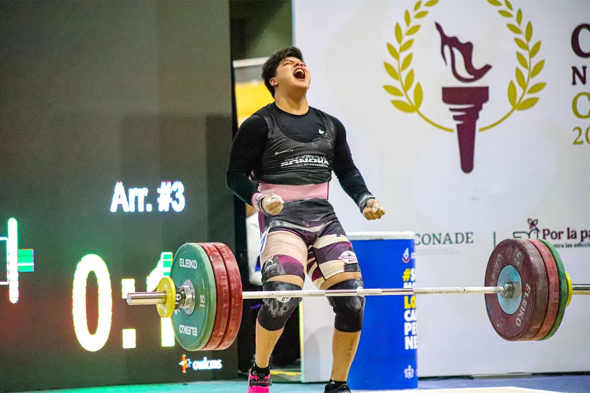 Logra Sonora actuación histórica en halterofilia de Olimpiada Nacional