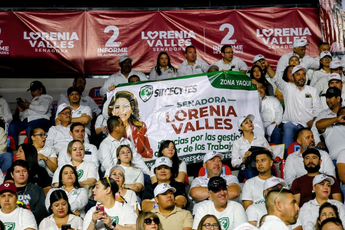 Lorenia Valles presentará su Segundo Informe de Actividades en Arena Sonora; destacará agenda social y protección a menores