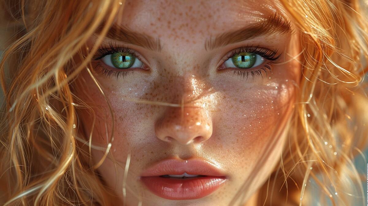 Midjourney se imaginó a Candy Candy como una chica rubia con pecas en su rostro, de nariz respingada y grandes ojos color verde esmeralda.