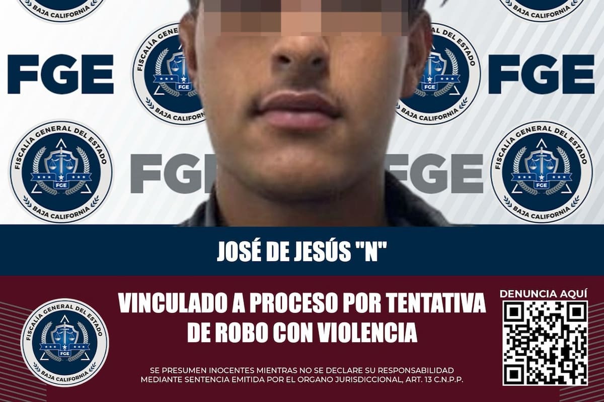 Dan prisión preventiva para acusado de tentativa de robo con violencia
