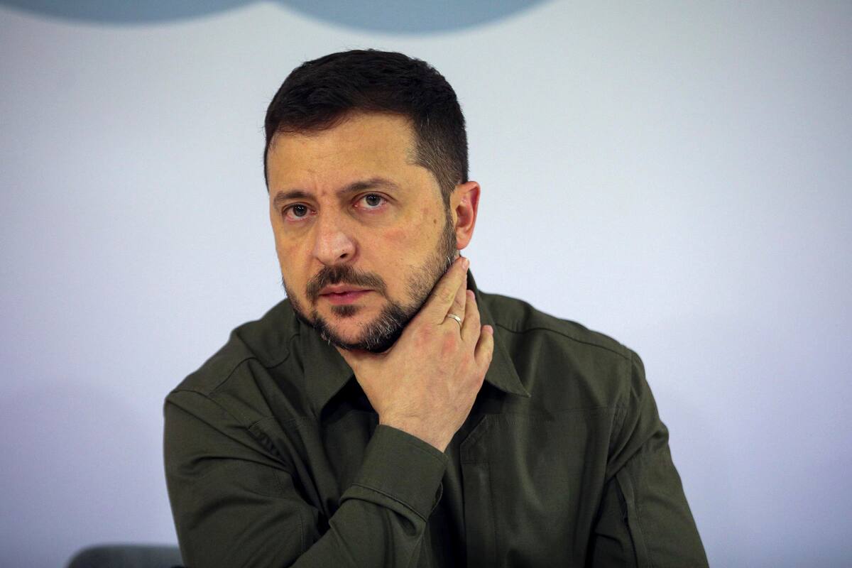 Estas declaraciones fueron realizadas tras la visita del presidente a las tropas que combaten a las fuerzas rusas en Kupiansk. Foto: EFE/ Pepe Torres.