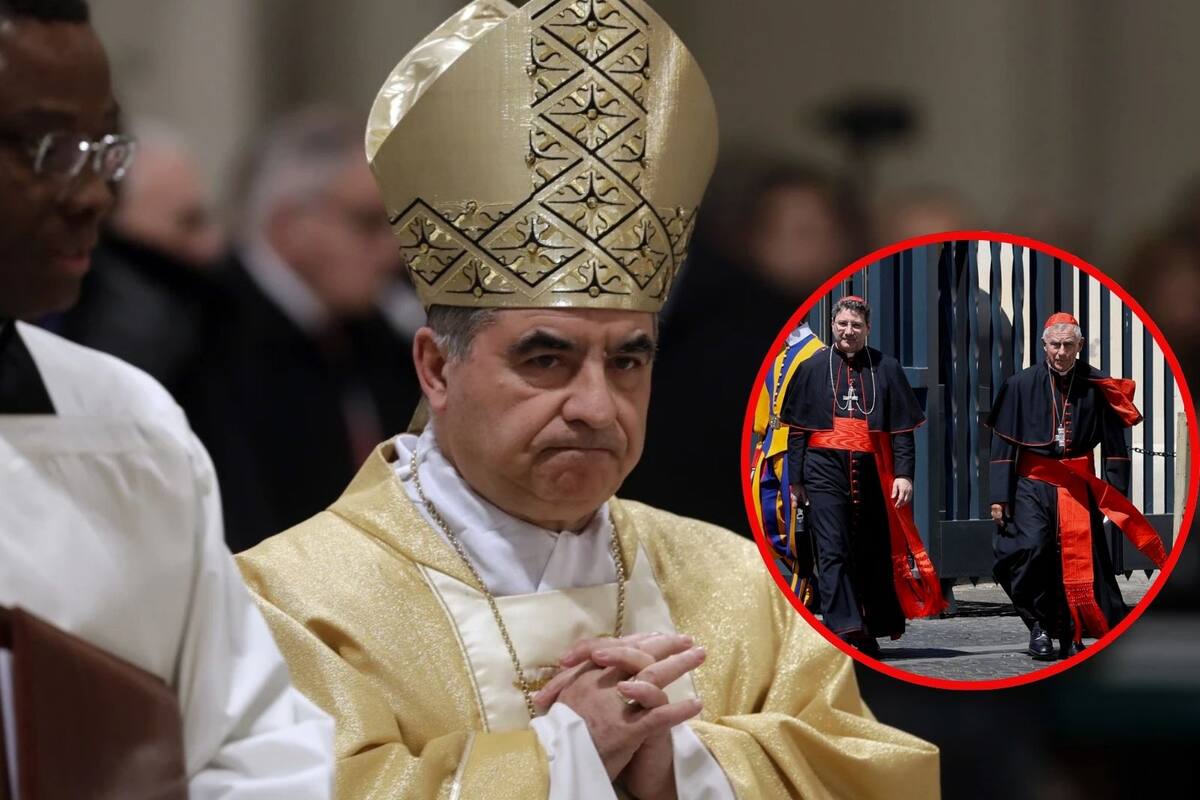 Cónclave en el Vaticano: Cardenal italiano Becciu, caído en desgracia, anuncia su retiro de participar en elección del nuevo papa