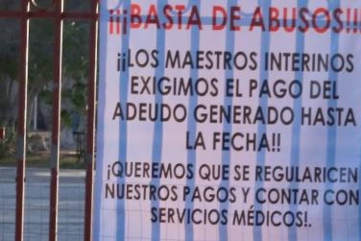 Reclama personal interino de SNTE el pago de nómina a la brevedad