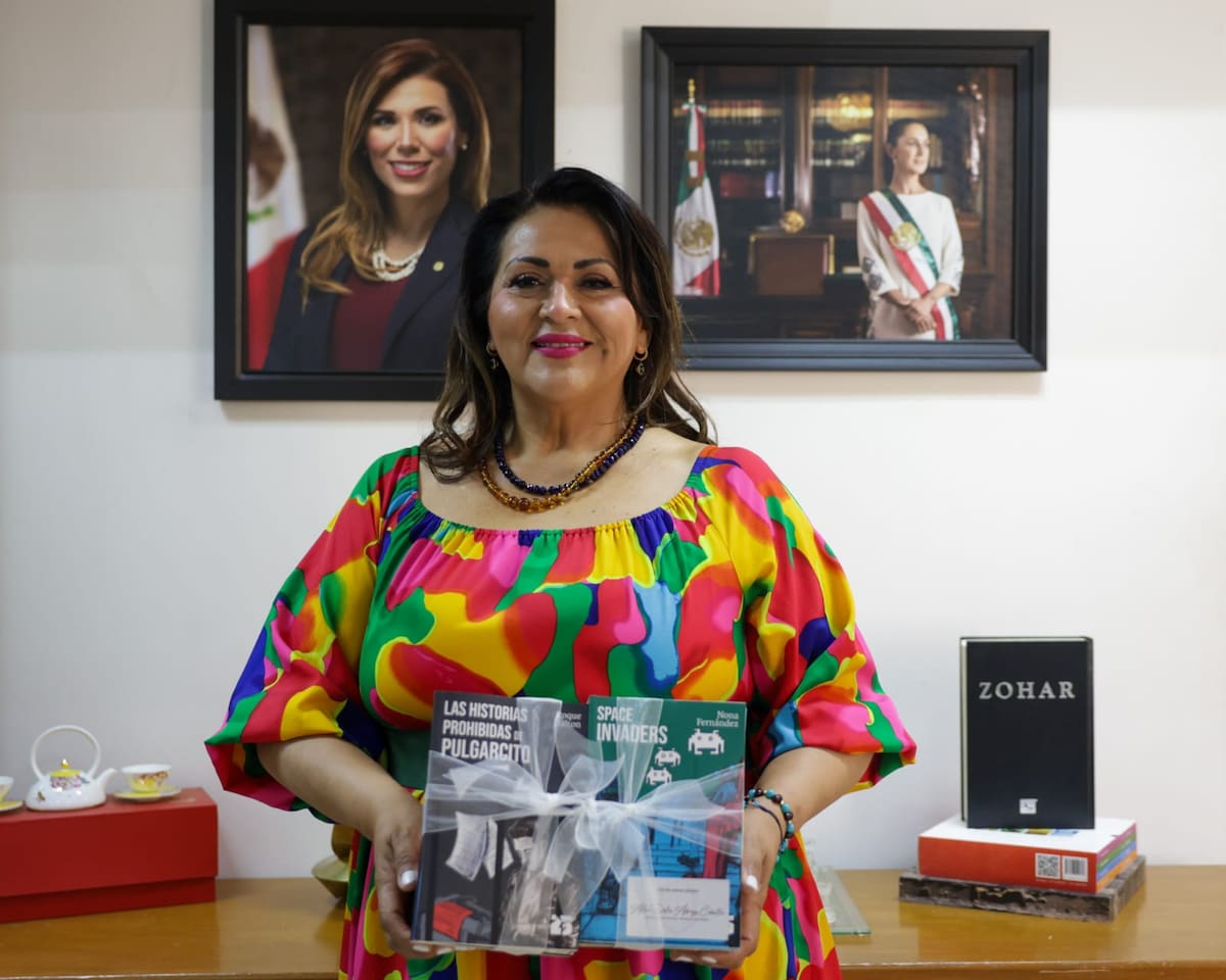 La secretaria de Cultura explicó que uno de los objetivos es que los menores puedan reconocer sus orígenes y valorar las diferentes culturas que forman parte de Baja California.│Foto: Javier Gallegos
