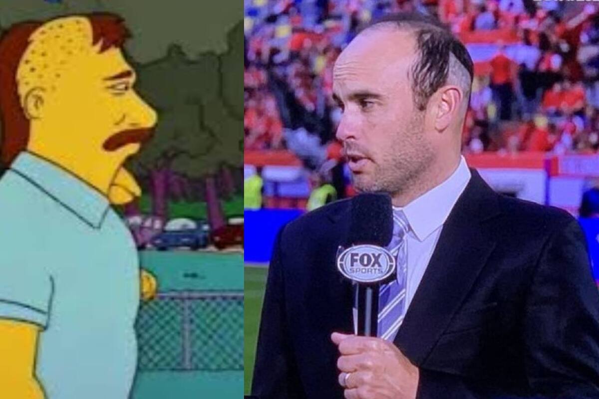 Redes se burlan del nuevo look de Landon Donovan durante transmisión de TV