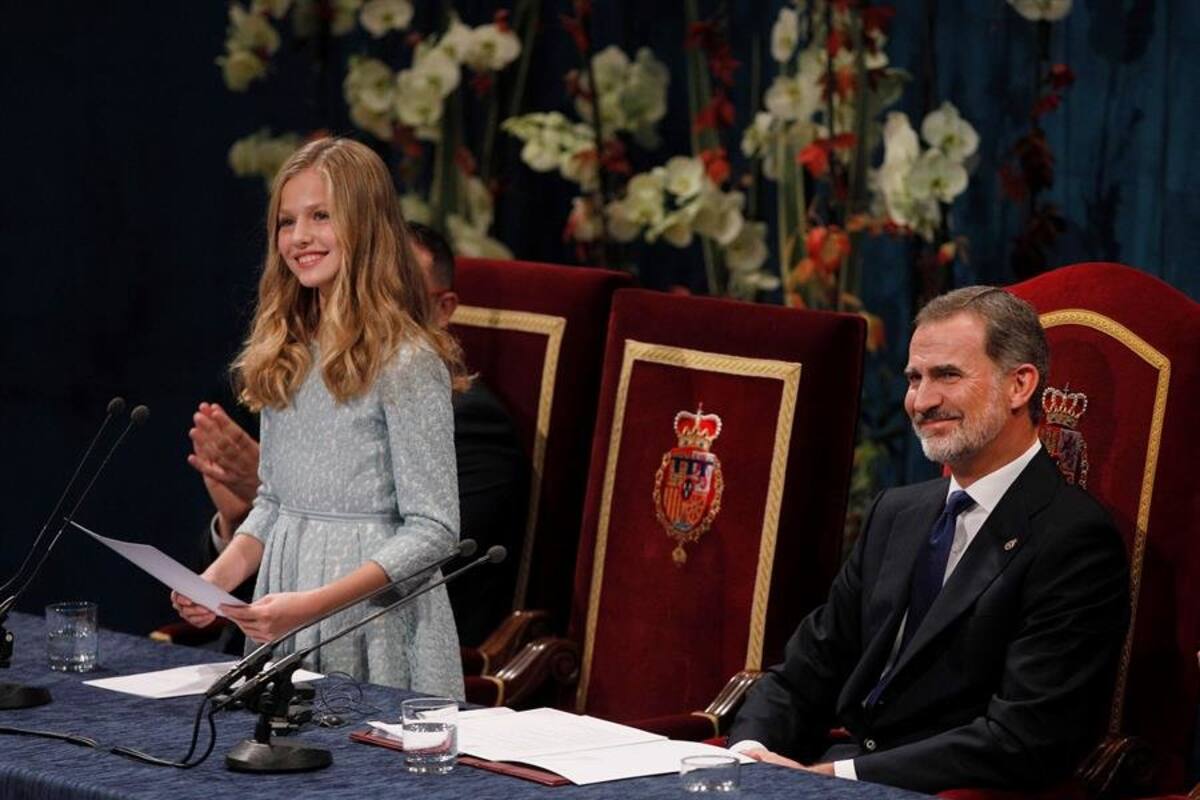 La Princesa Leonor de España emociona con primer discurso
