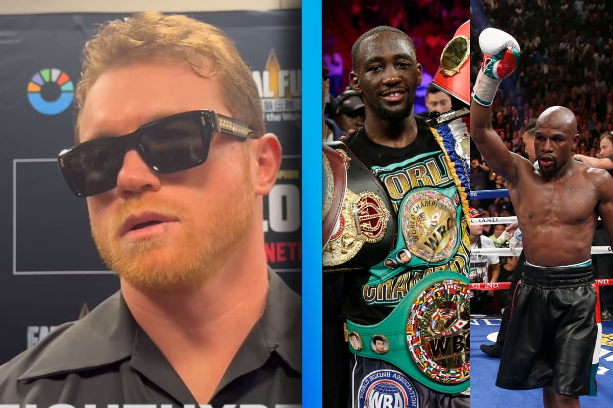 Canelo Álvarez revela quien es mejor para él entre Crawford y Mayweather Jr.