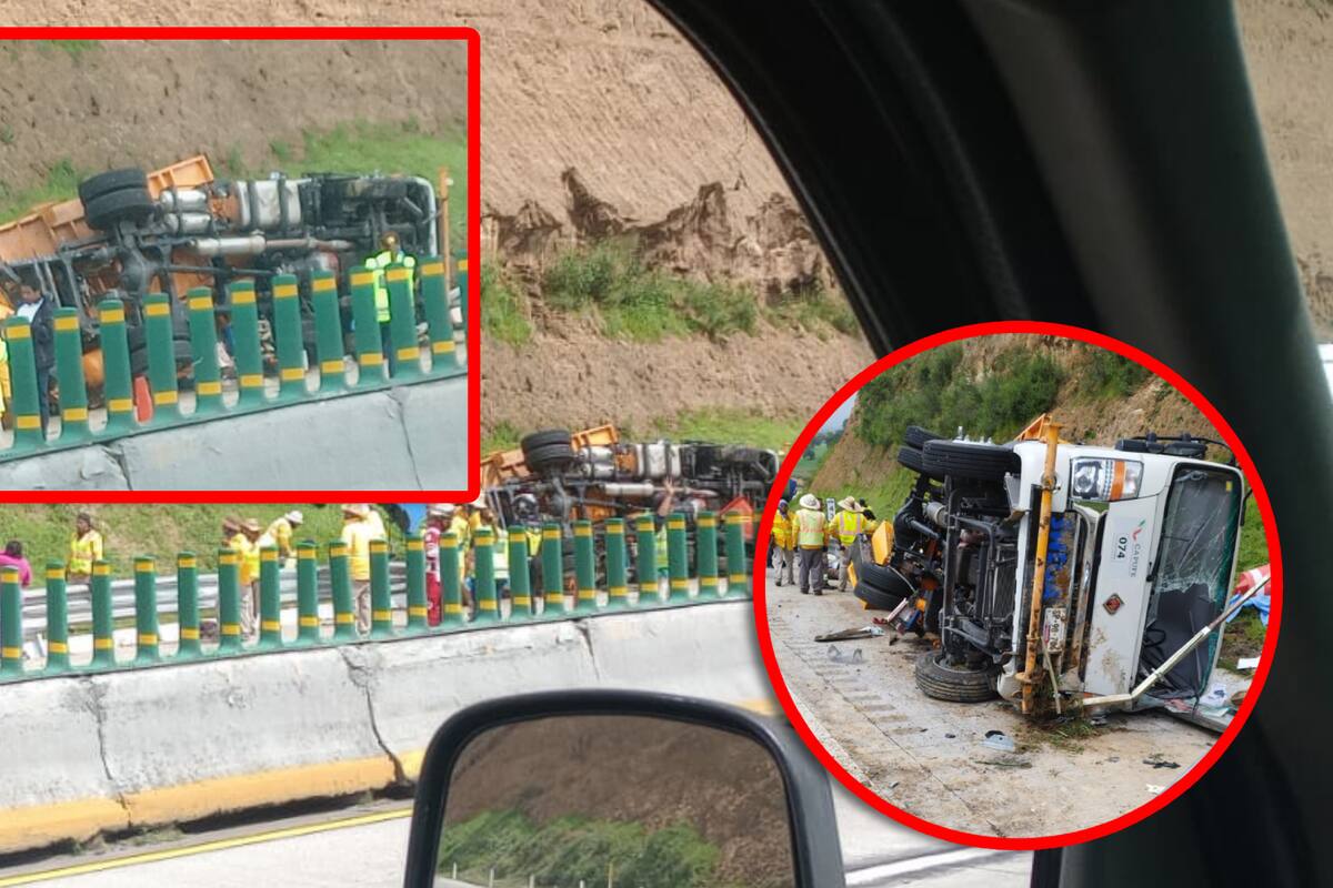 Tráiler choca por alcance a camioneta de Capufe en la México-Puebla; se reportan 3 trabajadores muertos y 6 heridos