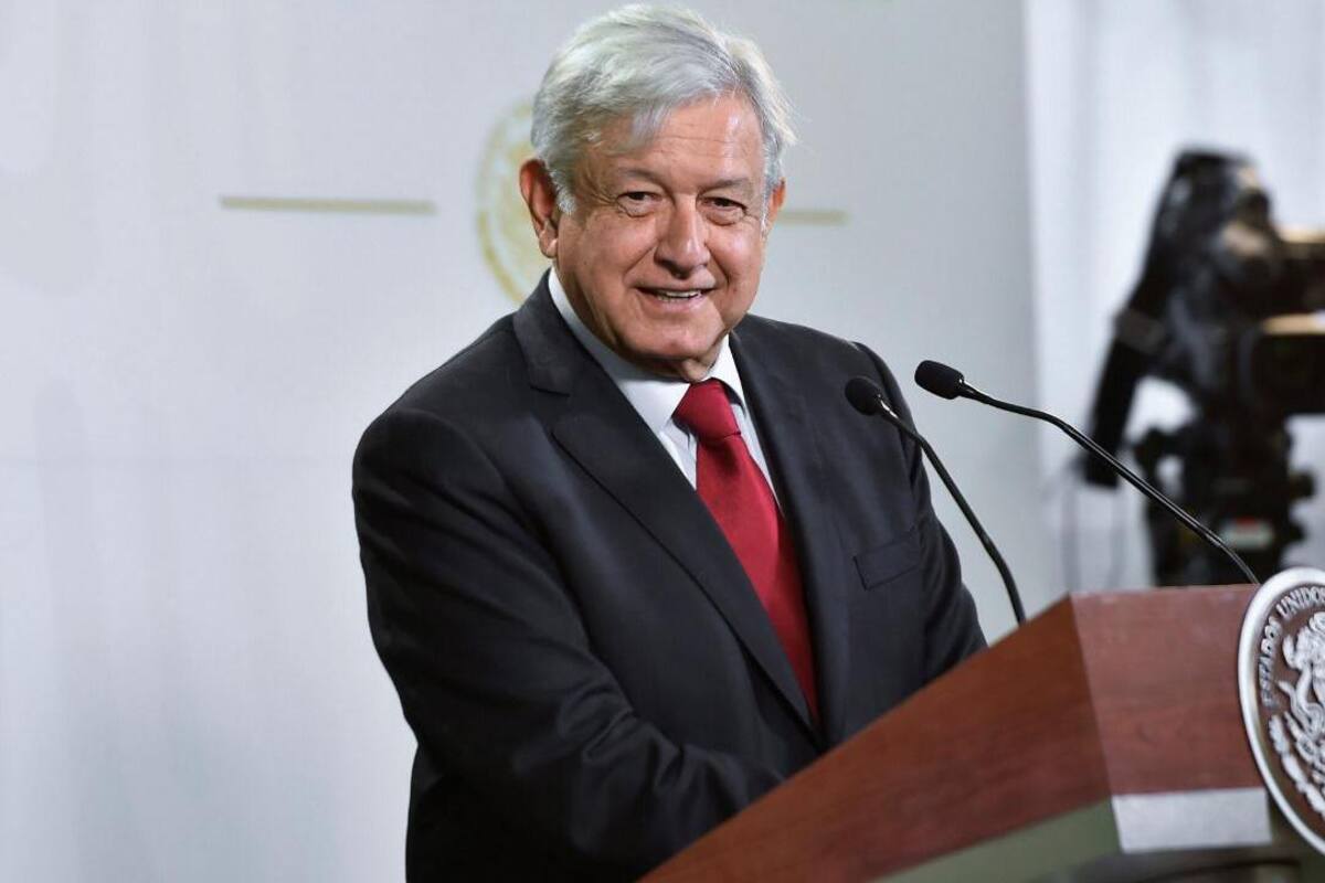 Conferencia de AMLO desde Palacio Nacional