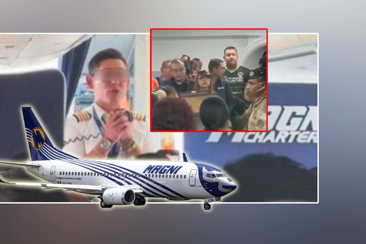 Tras ser despedido, piloto ‘secuestro’ un avión de Magnicharters en el AICM y acaba detenido