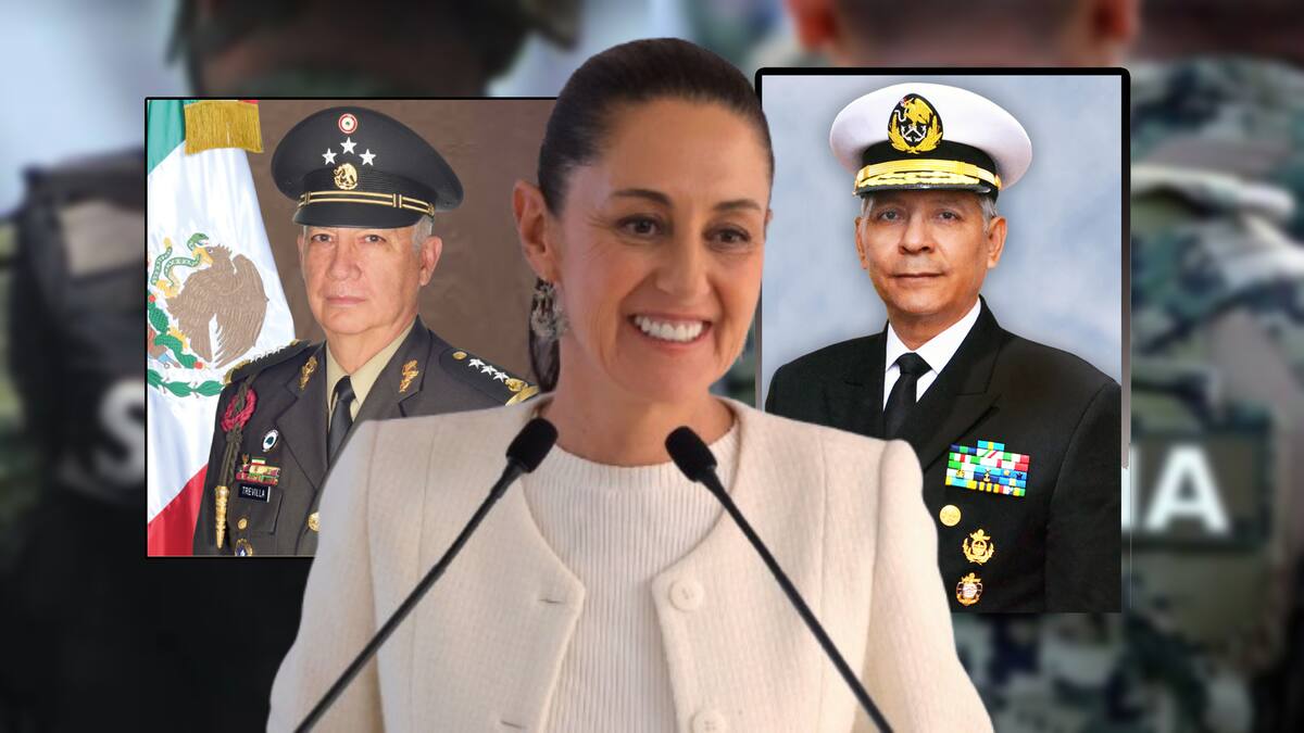 Claudia Sheinbaum designó a sus secretarios de Marina y de la Defensa Nacional. | Especial GH