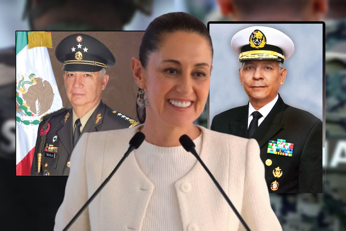 Sheinbaum anuncia secretarios de Defensa y Marina, quiénes son el general Ricardo Trevilla y almirante Raymundo Pedro Morales y cuánto ganarán