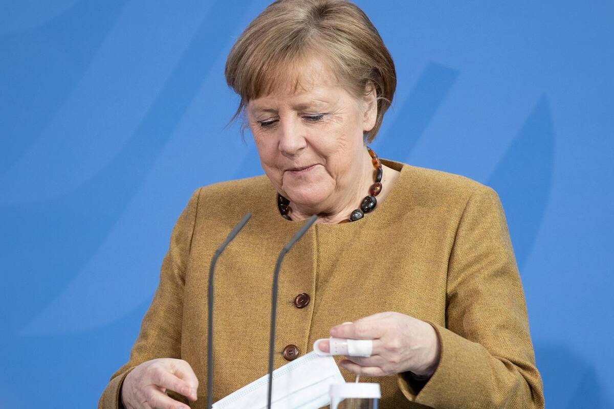Merkel recibirá primera dosis de vacuna antiCovid-19 mañana