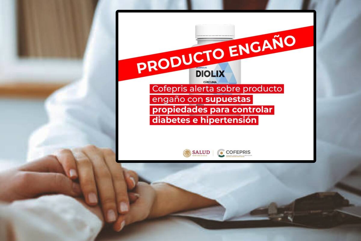 Cofepris alerta sobre producto engañoso para diabetes e hipertensión