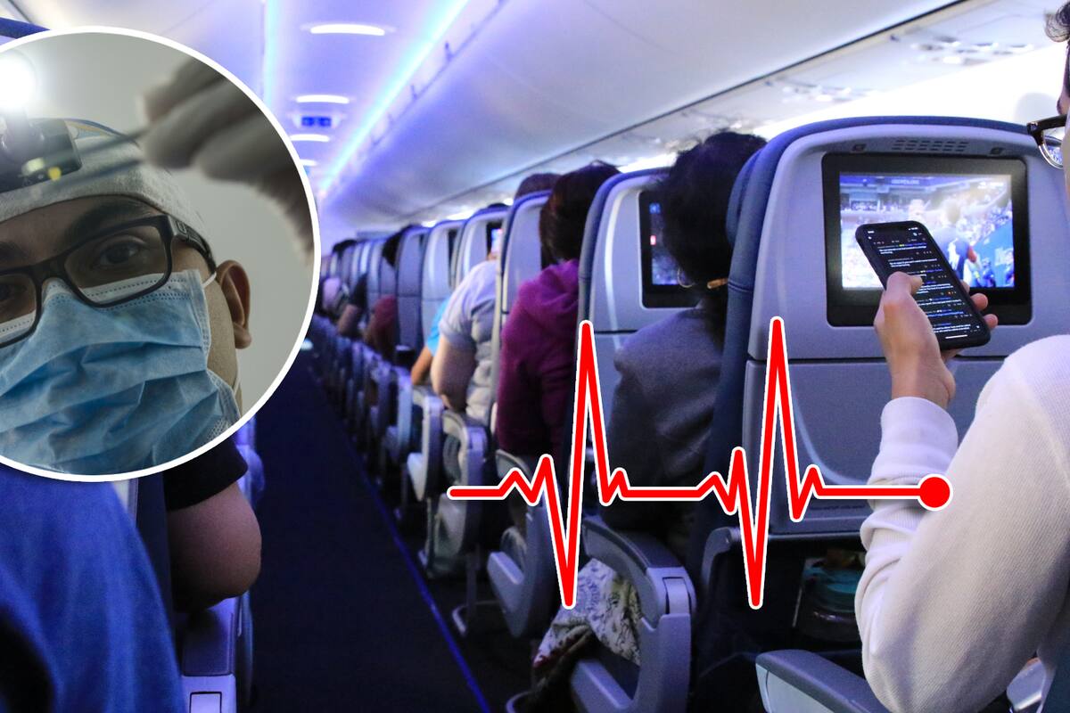 Médico del IMSS realiza milagro en el aire al salvar a pasajero que no tenía pulso durante vuelo