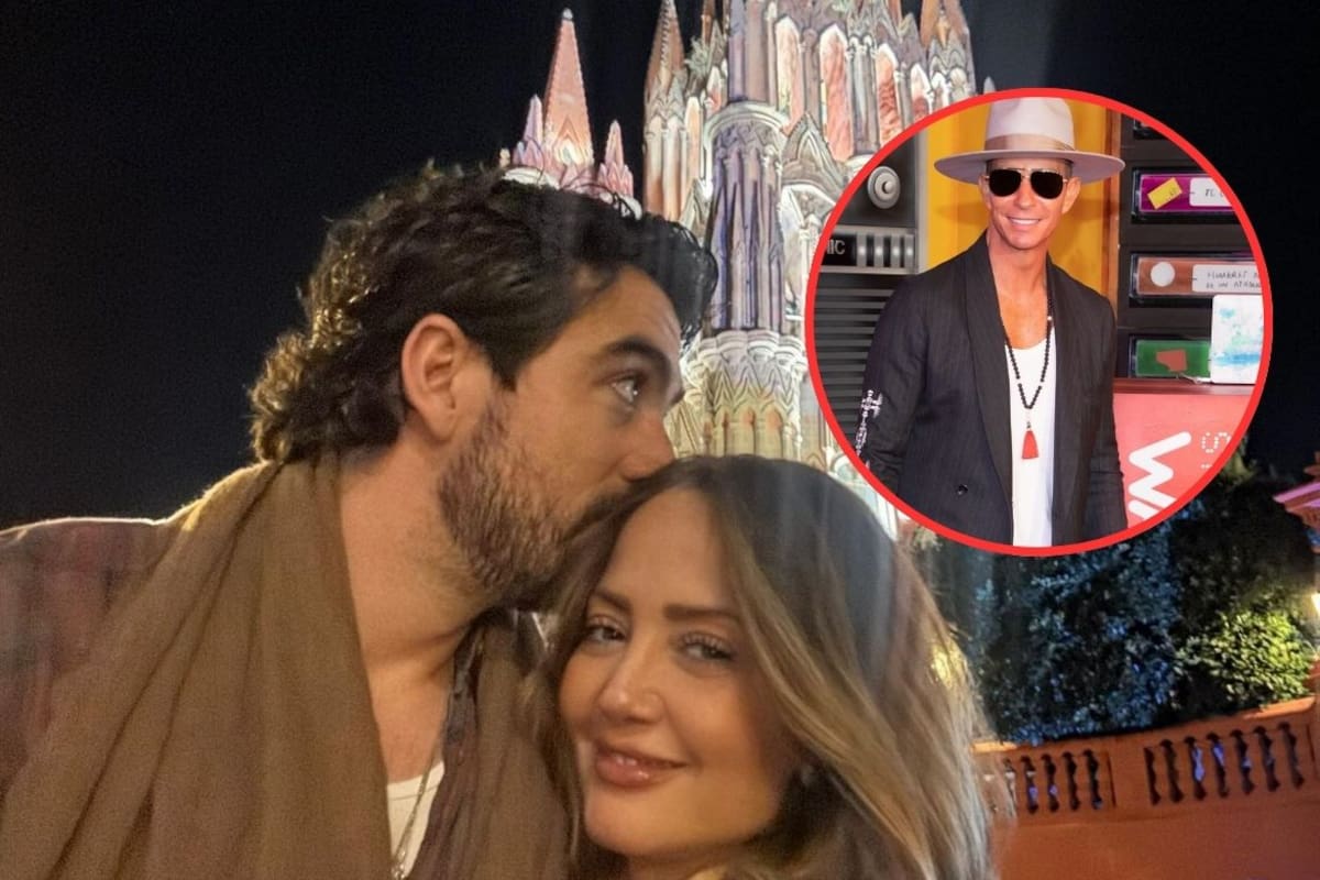 El novio de Andrea Legarreta confirma que escucha y admira la música de Erik Rubín, exesposo de la conductora