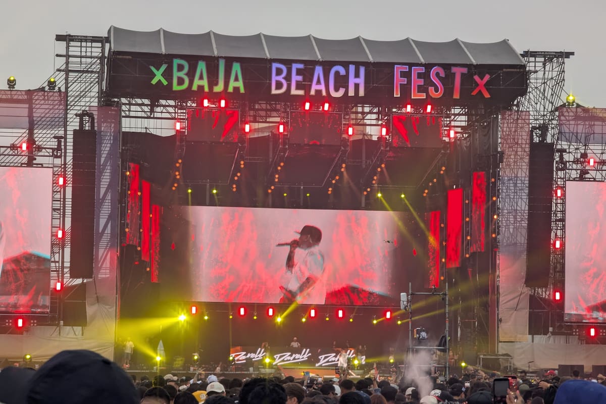 Darell enciende el Baja Beach Fest