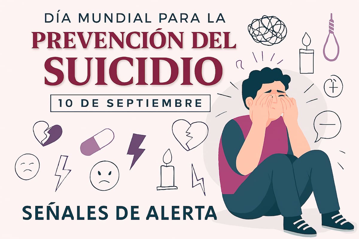 Día mundial contra la prevención del suicidio, señales de alerta
