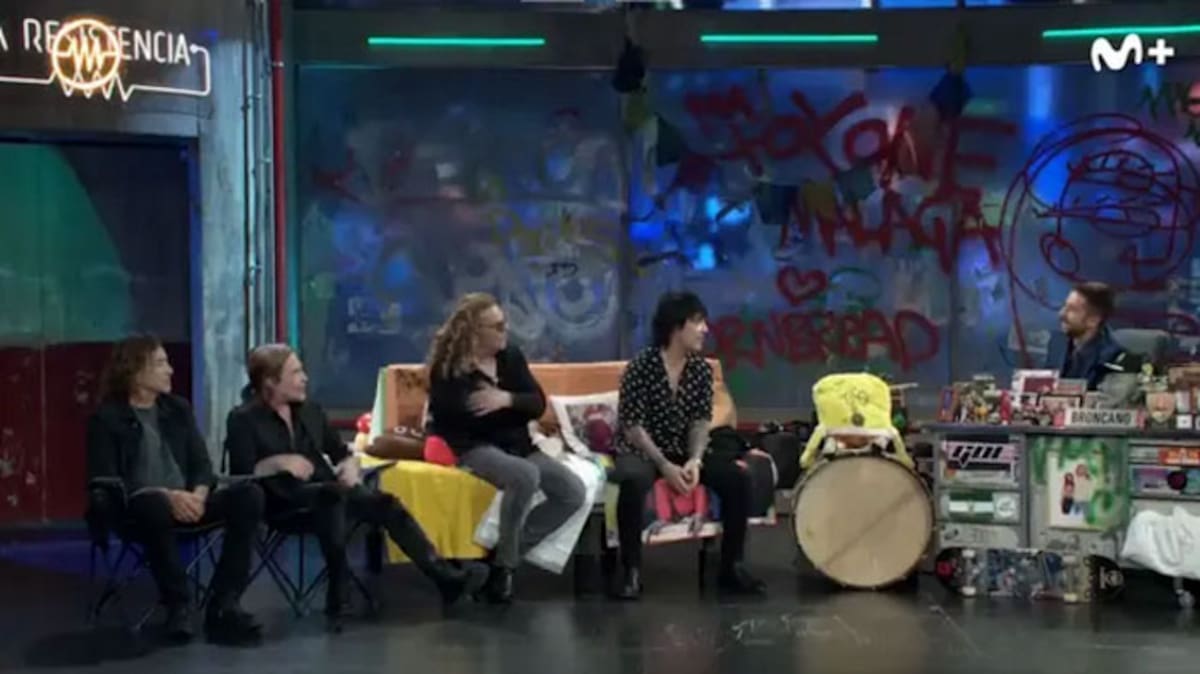 Maná en el programa La Resistencia con David Broncano.