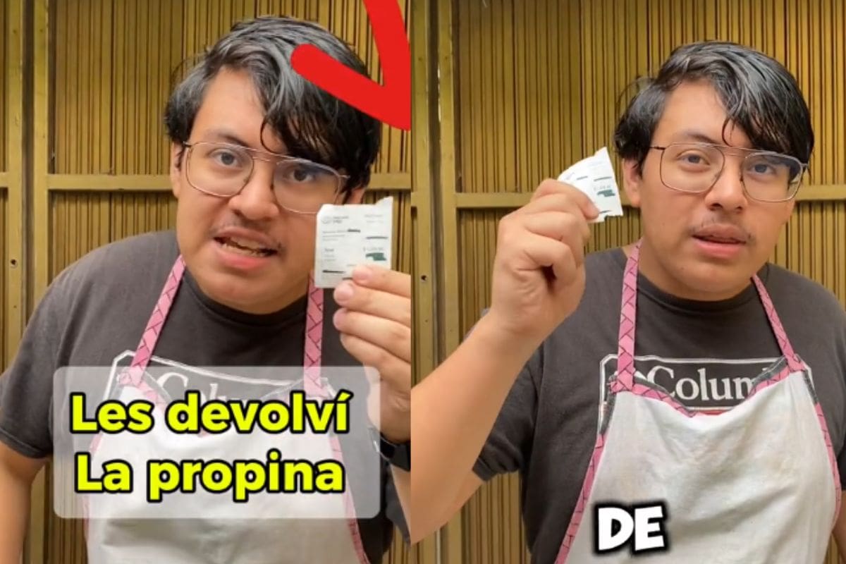 “Ese dinero es una burla”: Mesero regresa la propina de un cliente por no llegar al 10%