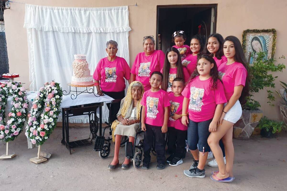 Doña Rosalía sobrevivió a guerras y otras pandemias, hoy festeja sus 100 años