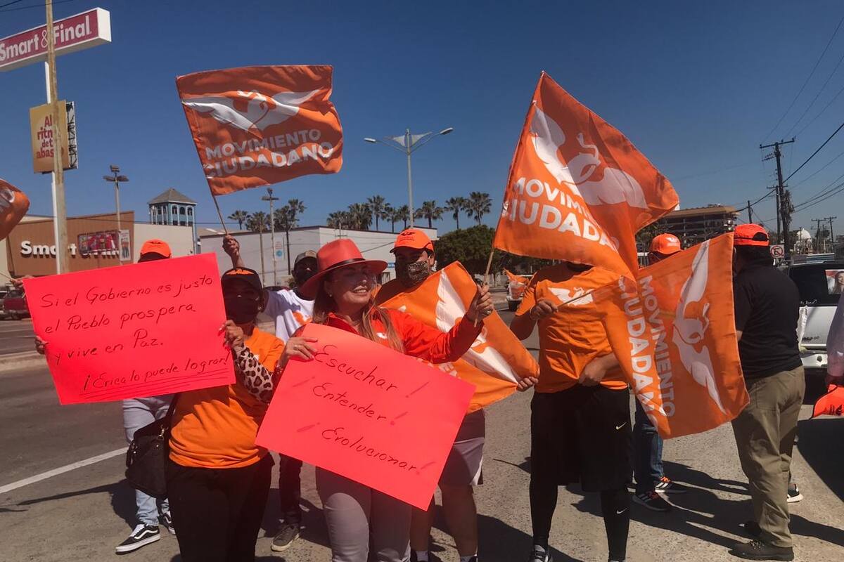 Campaña de Erika Ortiz inicia en Plaza San Fernando de Rosarito