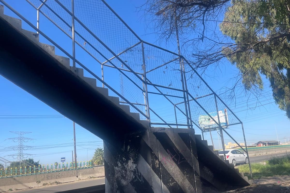 Vandalismo y falta de vigilancia vuelven a afectar puente peatonal de la escénica