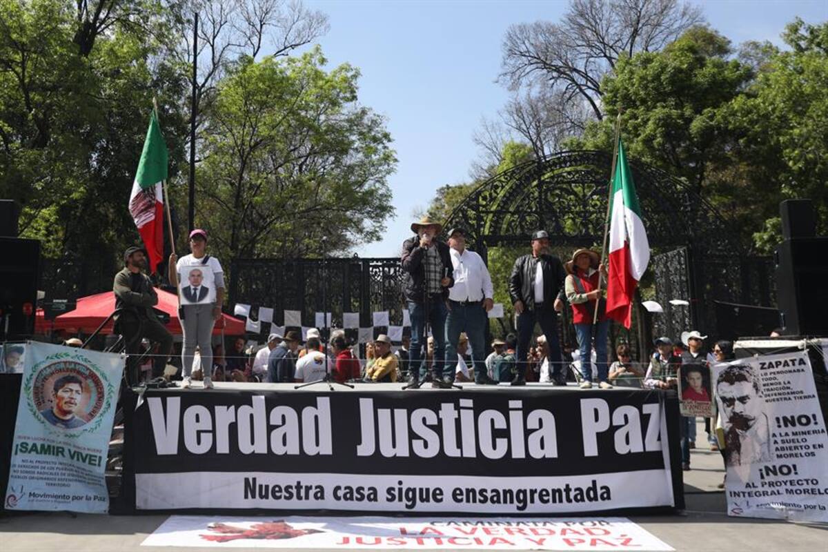 Marcha por la Verdad avanza hacia Palacio Nacional