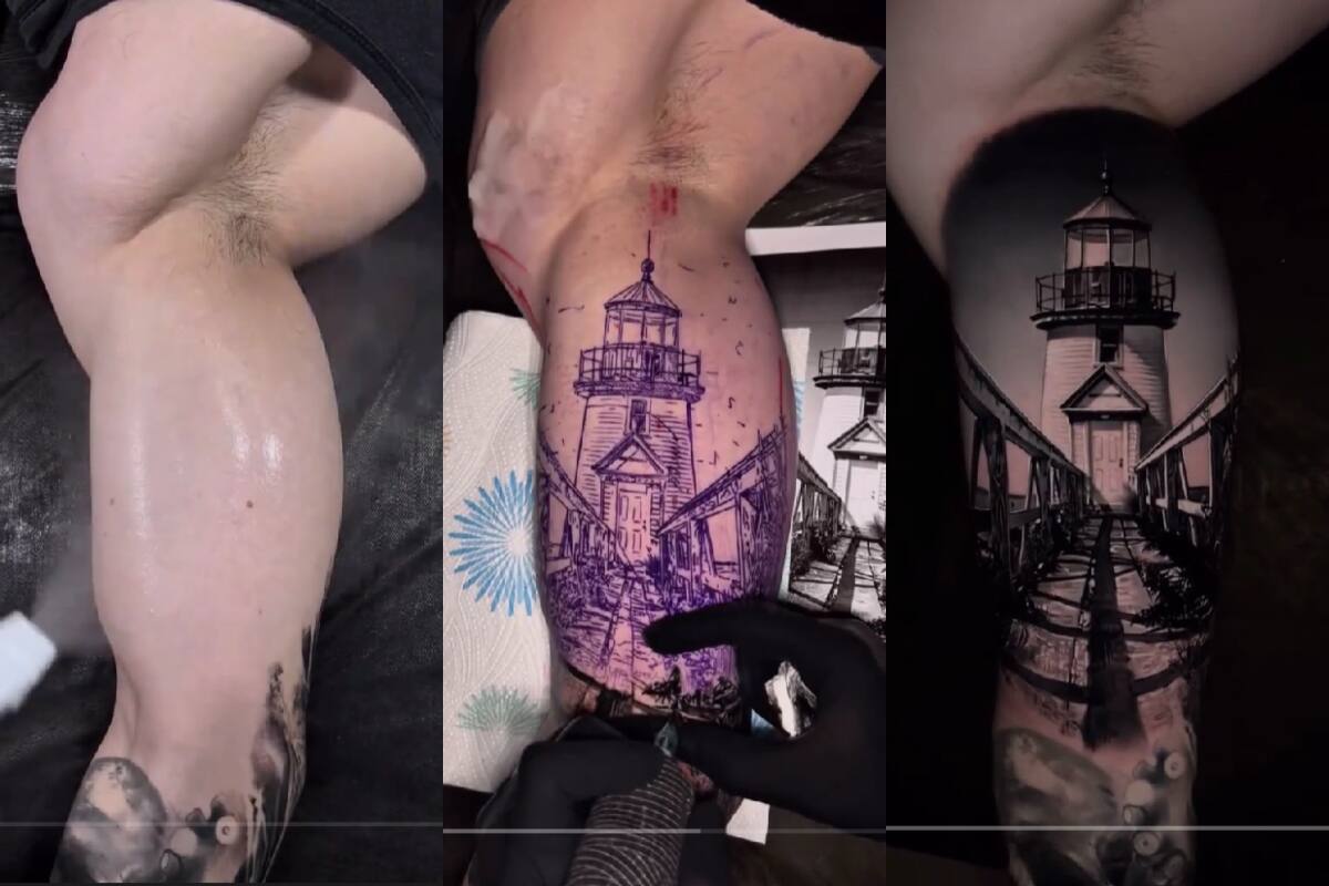 Tatuaje genera enorme IMPACTO en redes: ¡parece una pintura que puedes colgar en la pared de tu casa!