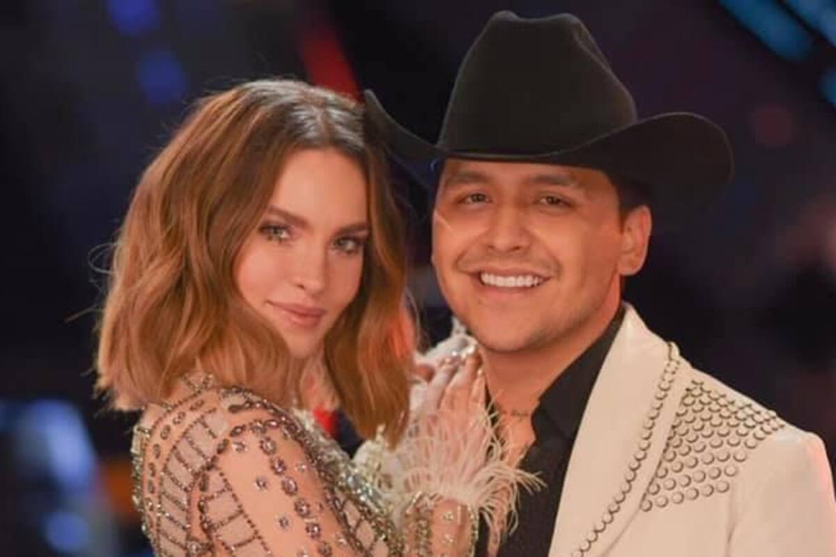 Así celebró Belinda los 7 meses a lado de Christian Nodal