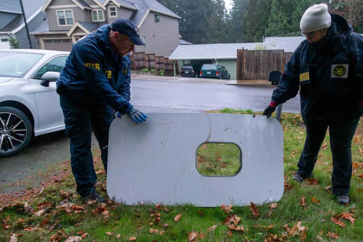 Encuentran la parte faltante del avión de Alaska Airlines en Oregon