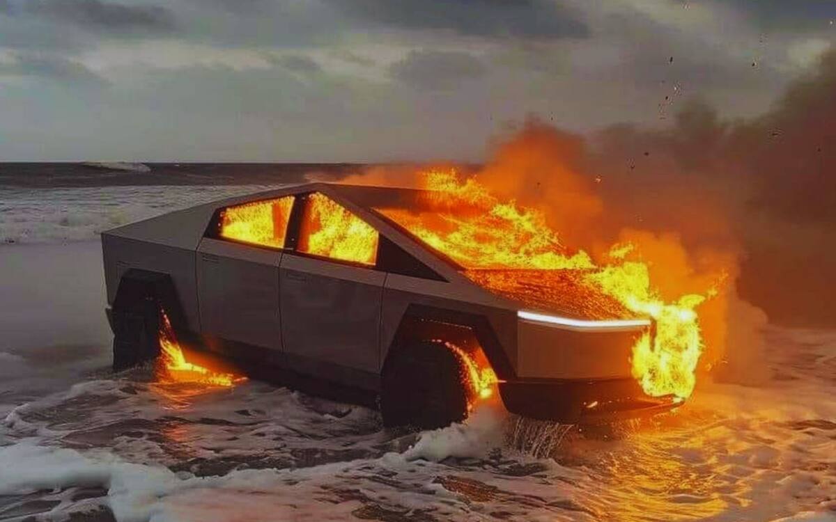 ¿Sabías que los incendios en vehículos eléctricos requieren técnicas especiales para ser controlados? (IA).