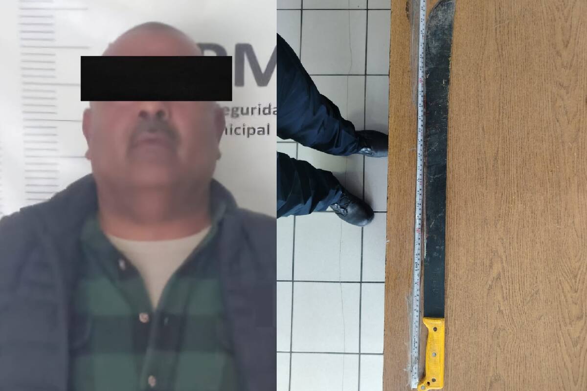 Conserje escolar ataca a machetazos a un perro