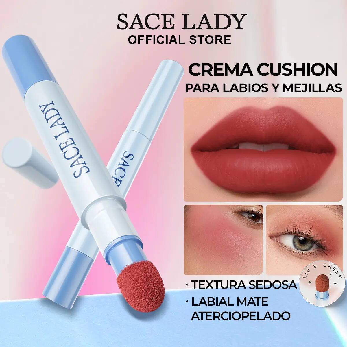 Labial Air Cushion Mate de larga duración en el tono 05 Baya Cálida | Mercado Libre