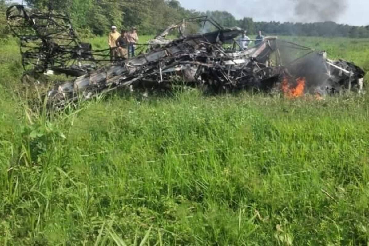 Cae avioneta fumigadora en Tabasco; piloto fallece calcinado