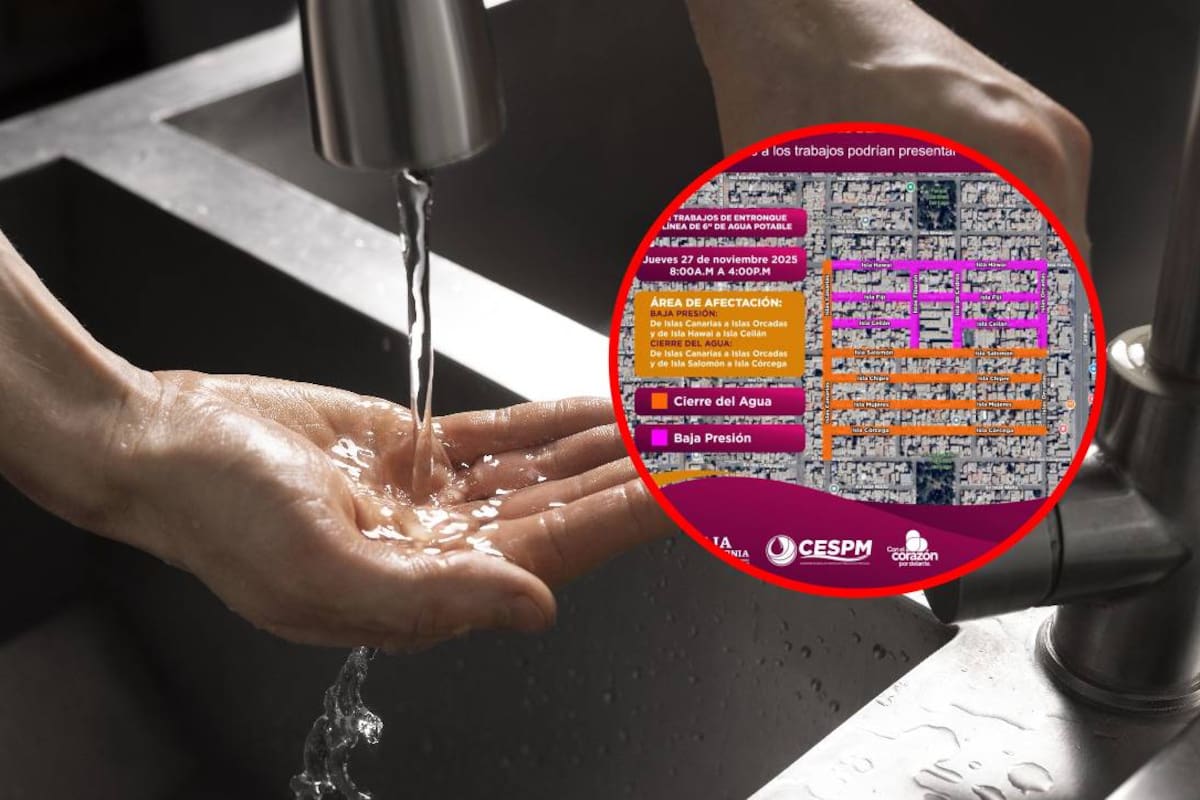 Habra cierre temporal del servicio de agua en esta colonia