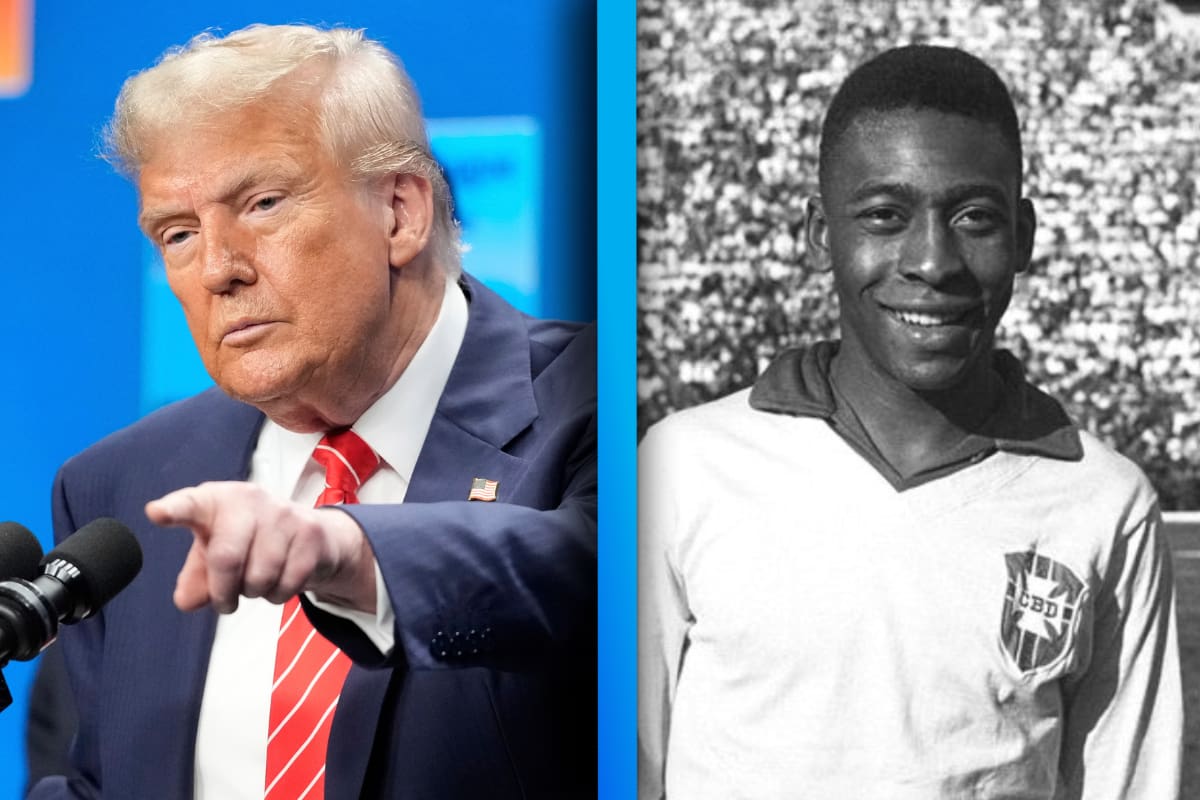 Donald Trump revela que para él Pelé es el mejor jugador de la historia