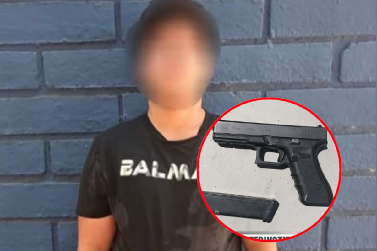 Lo detienen con arma y 108 ponchallantas en Culiacán: intentó huir al ver a las autoridades