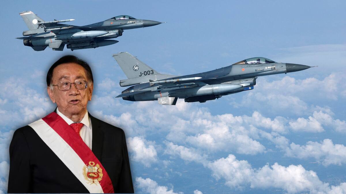 El presidente interino de Perú frena horas antes de firmar la compra de 24 aviones de combate F-16, en medio de presiones de Suecia y una advertencia del embajador de Estados Unidos