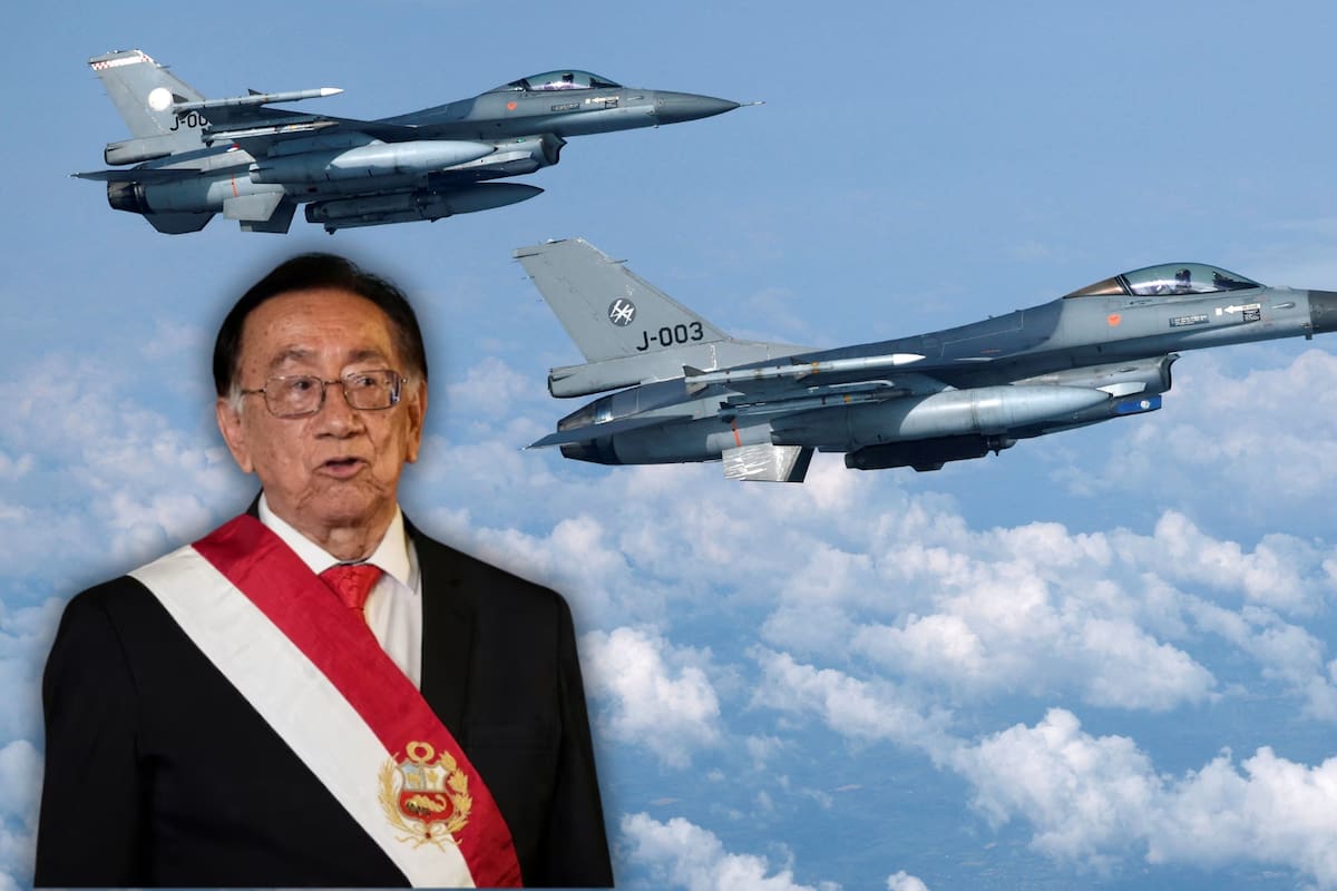 El presidente interino de Perú frena horas antes de firmar la compra de 24 aviones de combate F-16, en medio de presiones de Suecia y una advertencia del embajador de Estados Unidos